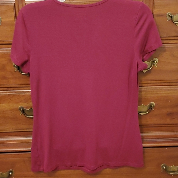 Maroon Short Sleeve Tee - Picture 3 of 6